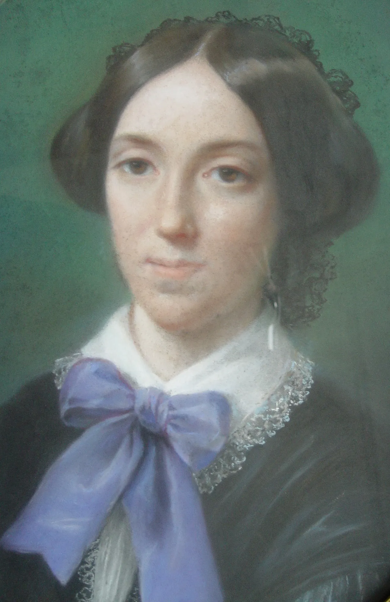 Adélaïde-Rosalie comtesse MOLLIEN (1784-1878), Portrait de Pauline Guizot-de Witt. Pastel, 1857. Collection particulière. Cliché François Louchet.