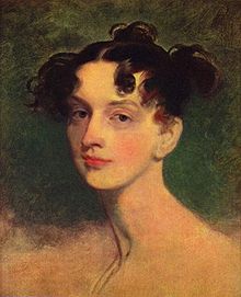 Sir Thomas LAWRENCE (1769– 1830). Portrait de la Princesse de Lieven. Huile sur toile 1820. Tate Gallery.