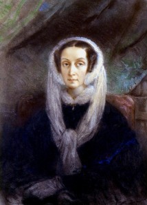 Mme Gabriel DELESSERT, née Valentine de LABORDE (1806-1894), Portrait de Dorothée de Lieven. Pastel, milieu du 19e. Collection particulière. Cliché François Louchet. 