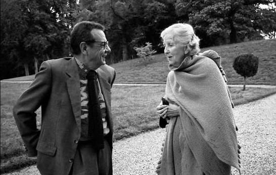 François Furet, président du jury, et Sylvie Boissonnas, descendante de Guizot. 