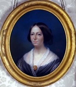 Adélaïde-Rosalie comtesse Mollien (1784-1878), Portrait d'Henriette Guizot-de Witt, Pastel, 1858. Collection particulière. Photo François Louchet.