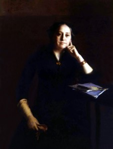 Claire HILDEBRANDT, Portrait de Henriette Guizot-de Witt, huile sur toile, 1889, Collection particulière. Photo François Louchet.