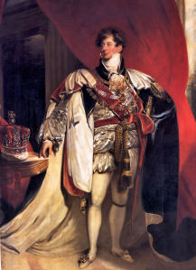 Thomas LAWRENCE (1769-1830), Coronation portrait of George IV, 1821, oil on canvas, Royal Collection.