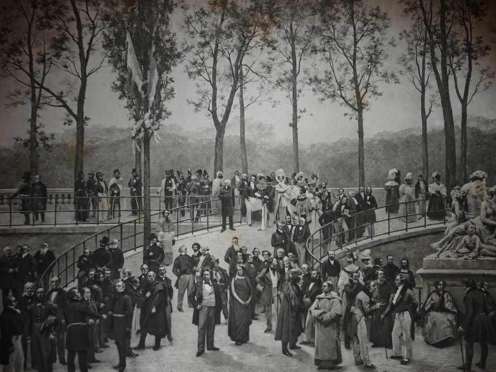 Guizot in the Tuileries. History of the Century. 1789–1889. Painting by MM. Stevens et Gervex. Heliography Dujardin. Picture by Pierre Petit. 1830–1848