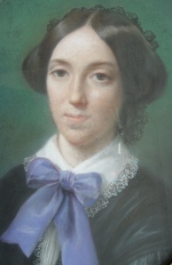 Adélaïde-Rosalie comtesse MOLLIEN (1784-1878), Portrait de Pauline Guizot-de Witt. Pastel, 1857. Collection particulière. Cliché François Louchet.