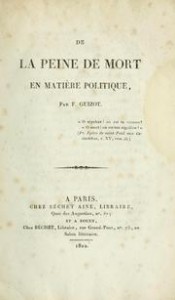 De la peine de mort en matière politique