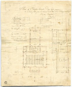 Plan de l'école de Saint-Ouen-le-Pin