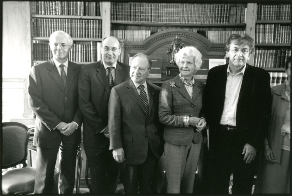 Nicolas Boissonnas, Jean-Léonce Dupont, Gabriel de Broglie, Anne d'Ornano, Alain Finkielkraut. Prix Guizot du Conseil général du Calvados 2006.