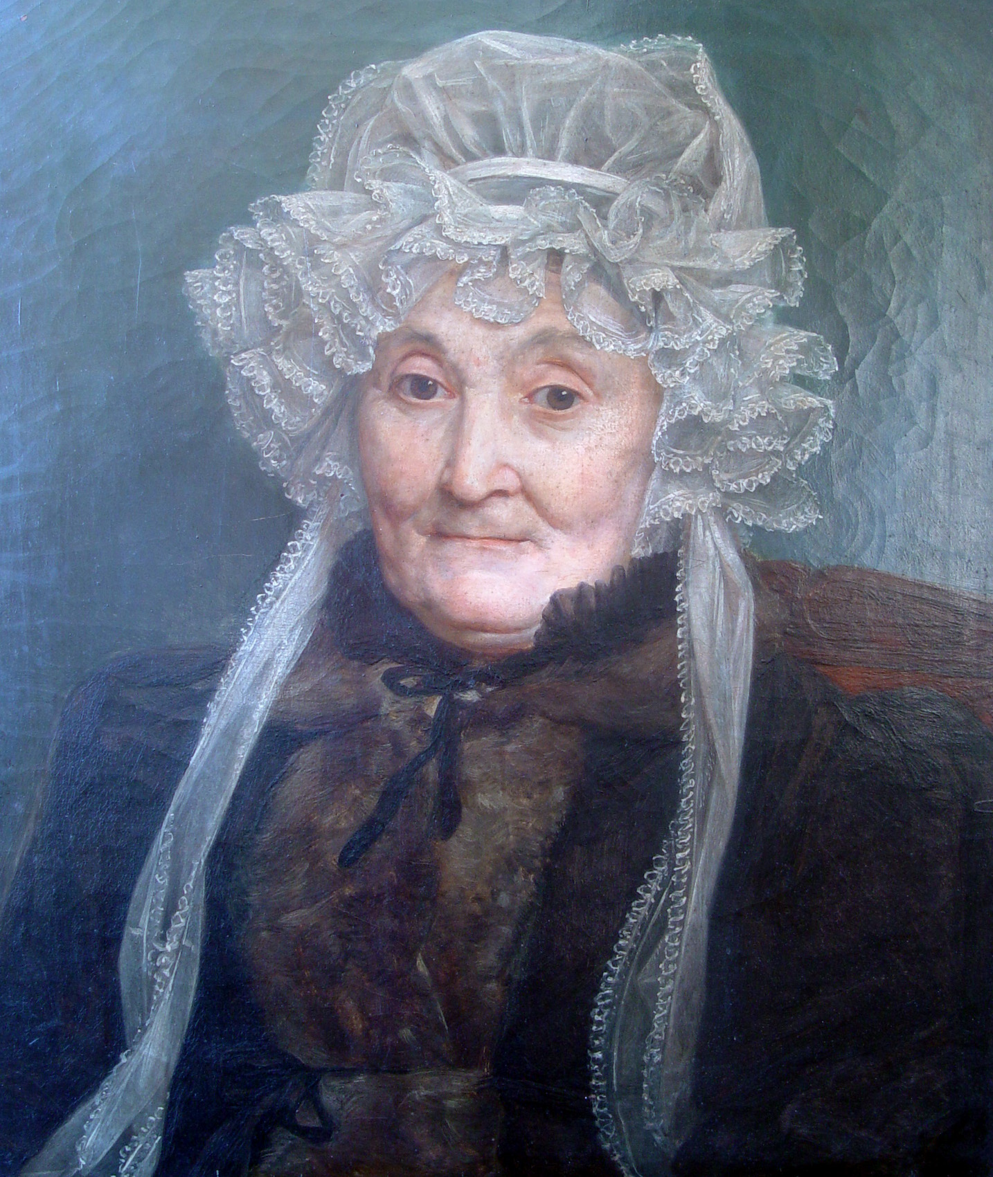 Auguste COUDER (1790-1873). Portrait de Mme Guizot mère, née Sophie Bonicel. Huile sur toile, 1833. Collection particulière. Cliché Jean Bergeret.