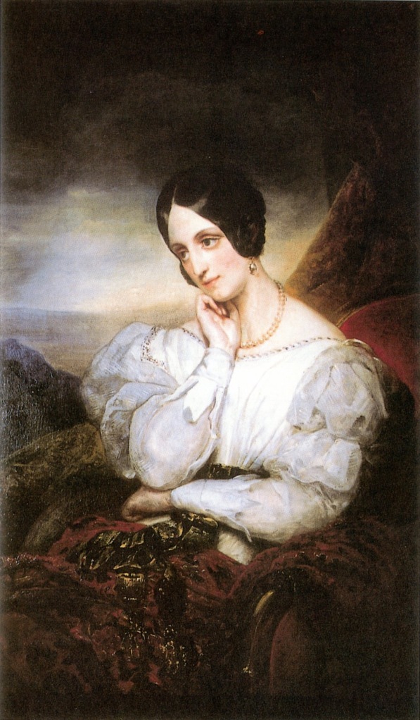 Ary SCHEFFER (1795-1858), portrait de la duchesse de Dino, Huile sur toile, collection privée.