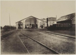 Baldus Edouard (1813-1889) Vue de la gare de Creil, photographie, 19e  © RMN-Grand Palais (domaine de Compiègne)
