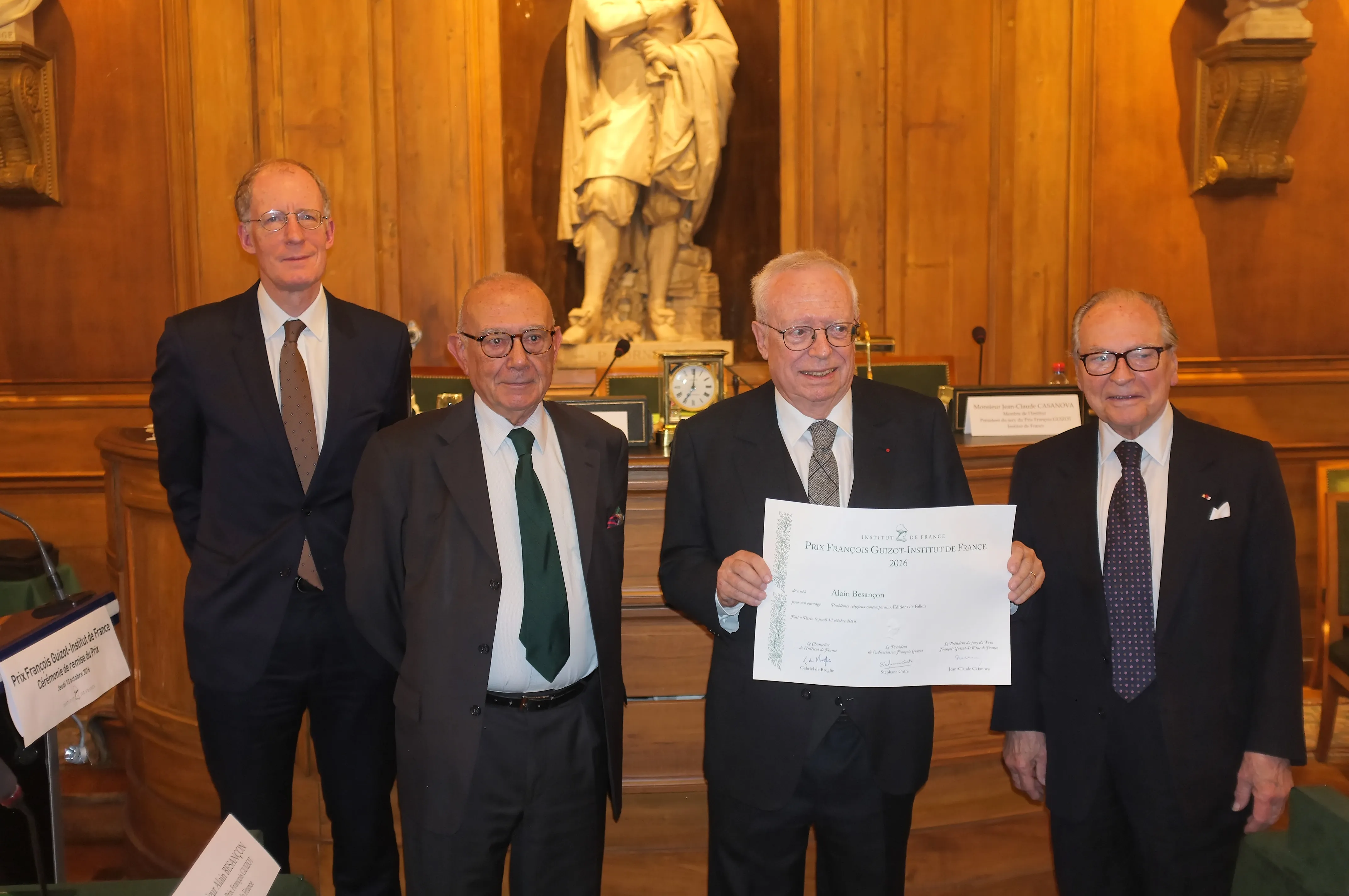Remise du prix francois guizot