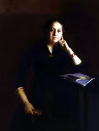 Claire HILDEBRANDT, Portrait of Henriette Guizot-de Witt, oil on canvas, 1889, Private collection. Photo François Louchet.