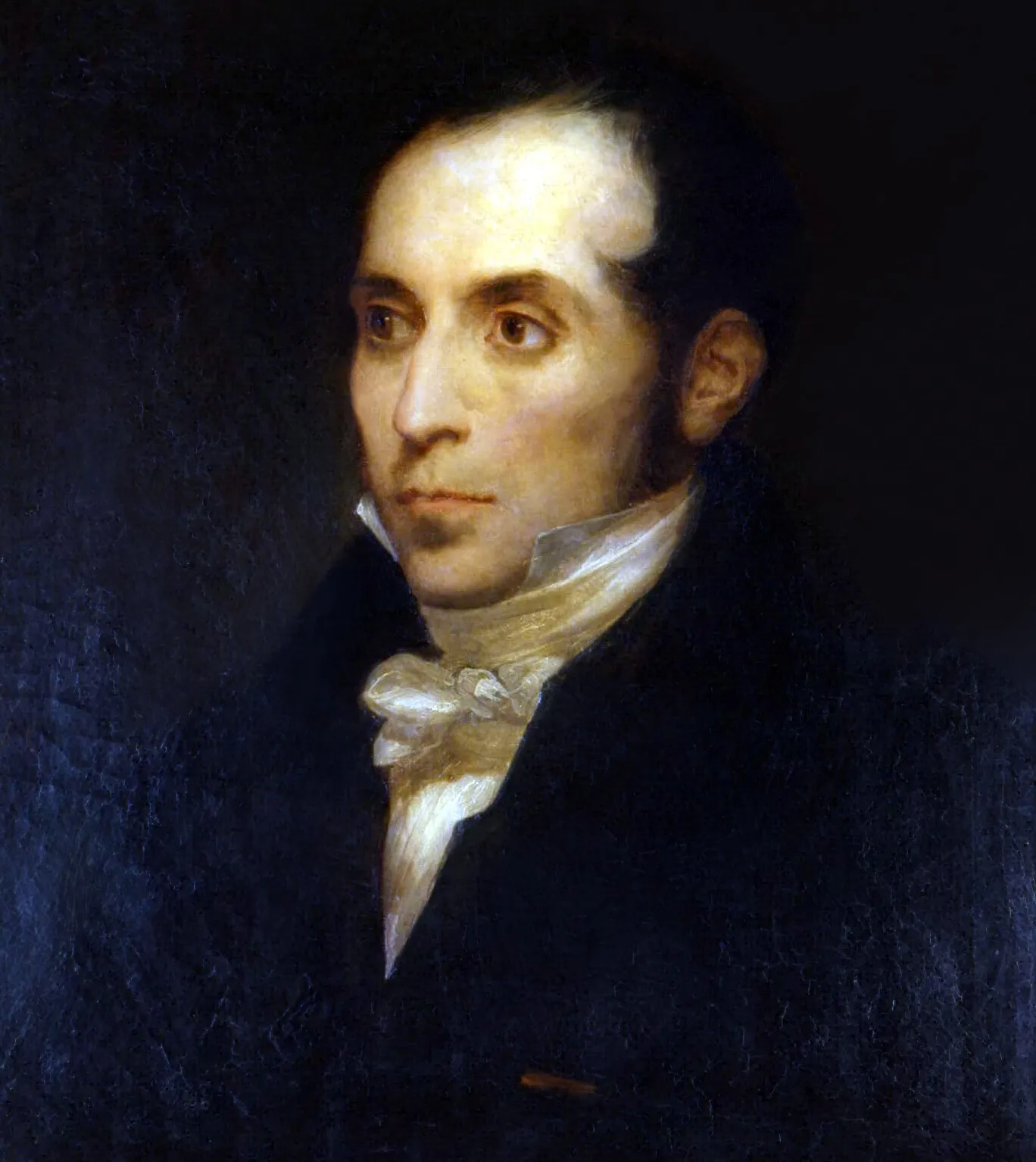 Ary SCHEFFER (1795-1858), Portrait of François Guizot, oil on canvas, circa 1833. Private collection. Cliché François Louchet.