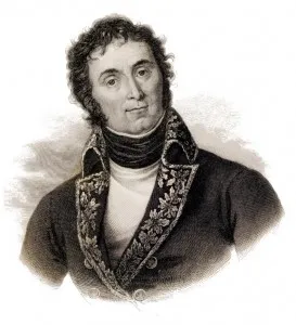 VALENTIN by Y. H. Portrait of Augustin Thierry, 1840. Lithograph. Extract from the panthéon des illustrations françaises au 19e siècle published under the direction of Victor FROND, Paris, Abel PILON ed.