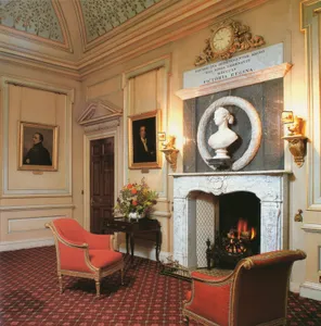 Portrait of Guizot in the anteroom of Haddo House.