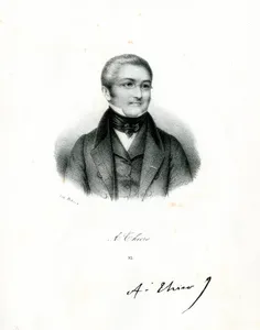 DELPAR. Adolphe THIERS (1797-1877). Lithograph.