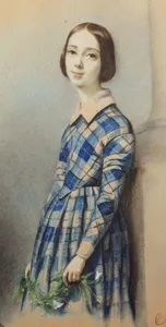 Clotilde JUILLERAT née GERARD (1806-1904), Portrait of Henriette Guizot, Drawing, 1843. Private collection. Cliché François Louchet.