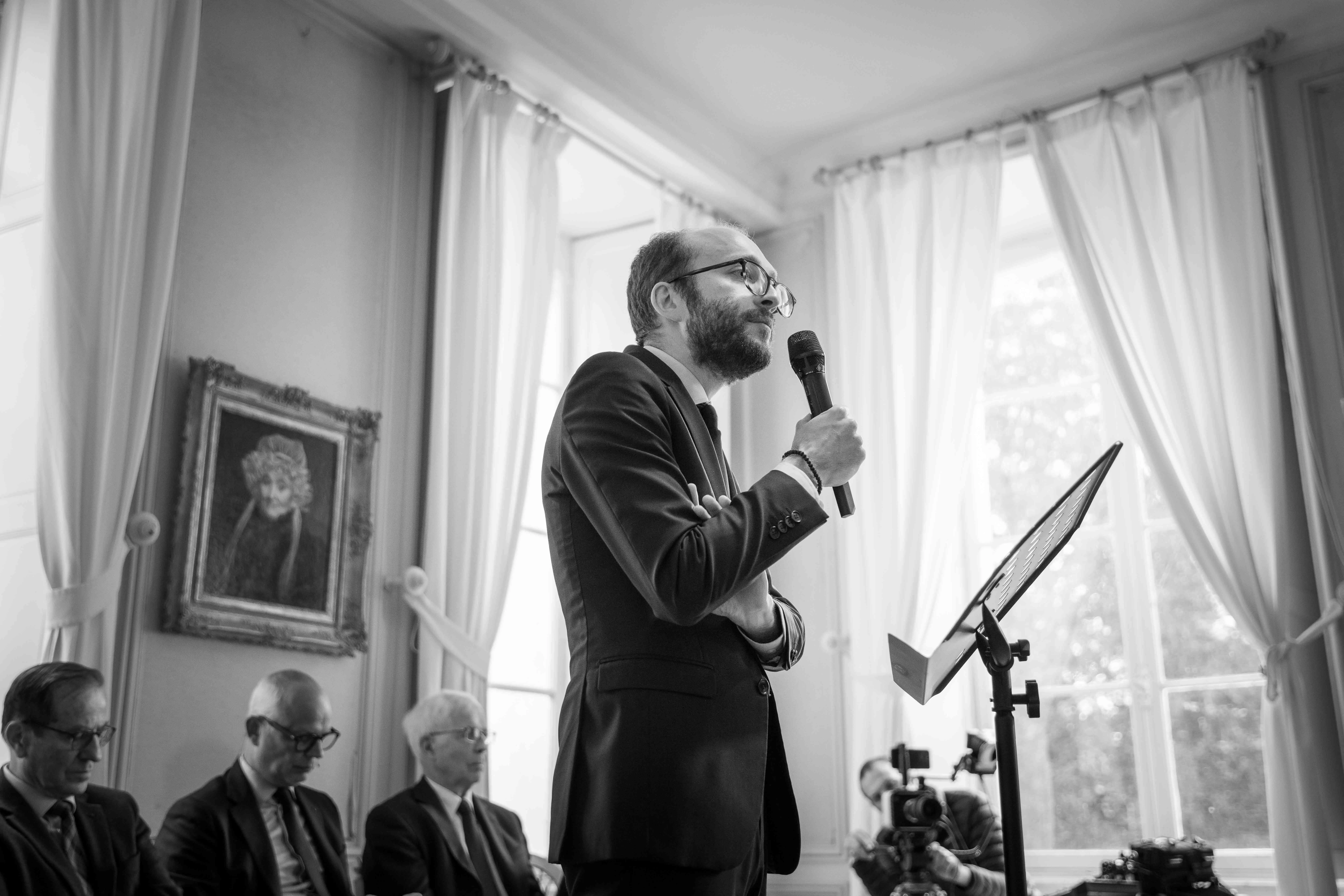 Personne faisant un discours