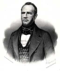 VALENTIN by Y. H. Portrait of Hipollyte Royer-Collard, 1840. Lithograph. Extract from the panthéon des illustrations françaises au 19e siècle published under the direction of Victor FROND, Paris, Abel PILON ed.